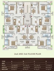 Project Image of 900.0 - 1350.0 Sq.ft 2 BHK Apartment for buy in Tridev Square