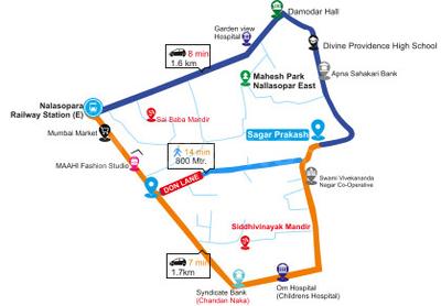 Trimurti Construction Nallasopara Sagar Prakash CHSL Location Plan 1