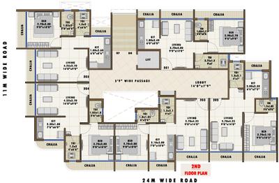 Project Image of 655.0 - 695.0 Sq.ft 1 BHK Apartment for buy in Dadan Elanza
