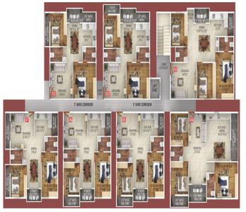Project Image of 1049.0 - 1520.0 Sq.ft 2 BHK Apartment for buy in SN Sai Dwaar