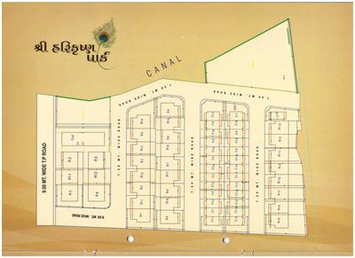 Buildwell Shree Harikrushna Park Villa Layout Plan 1