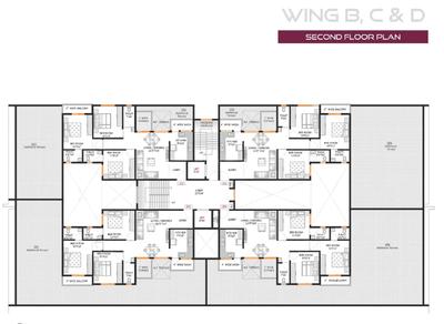 Project Image of 563.92 - 821.5 Sq.ft 2 BHK Apartment for buy in Atharva Nagari VI