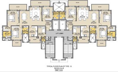Project Image of 1344.0 - 2094.0 Sq.ft 3 BHK Apartment for buy in ATS Triumph