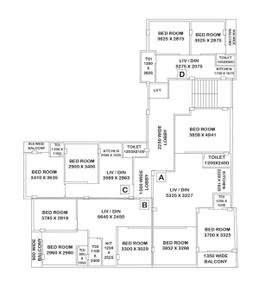 Project Image of 500.0 - 1450.0 Sq.ft 1 BHK Apartment for buy in Siddhi Rudraksh Tower