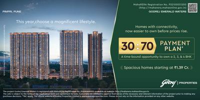 Project Image of 914.0 - 1786.0 Sq.ft 2 BHK Apartment for buy in Godrej Emerald Waters