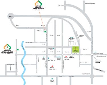 Project Image of 1070.0 - 2175.0 Sq.ft 2 BHK Apartment for buy in NBCC Aspire Adarsh Awas Yojna