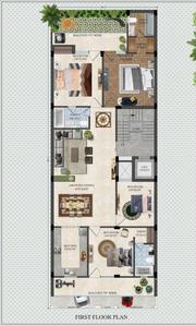 Reputed MG Skys 255 Sq Yd MG Skys 255 Sq Yd Cluster Plan from 1st to 4th Floor 1