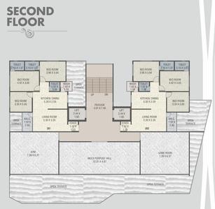 Project Image of 896.31 - 971.55 Sq.ft 3 BHK Apartment for buy in Kanha Antilia