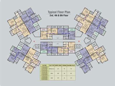 Project Image of 495.0 - 922.0 Sq.ft 1 BHK Apartment for buy in Galaxy Aangan