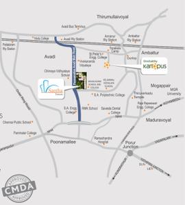 Project Image of 594.0 - 2800.0 Sq.ft 1 BHK Apartment for buy in Om Shakthy Agencies Santha Towers
