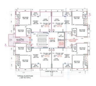 Project Image of 666.18 - 878.01 Sq.ft 2 BHK Apartment for buy in Siddheshwar Bhagwat Elita