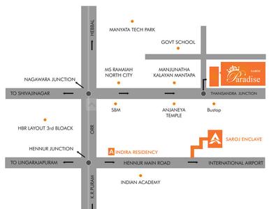 Saroj Paradise Location Plan 1