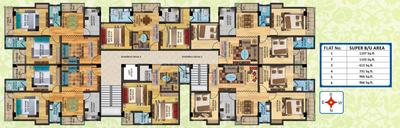 Project Image of 612.0 - 1143.0 Sq.ft 2 BHK Apartment for buy in Global Pal Enclave