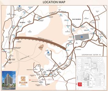 Project Image of 0.0 - 1000.0 Sq.ft 2 BHK Apartment for buy in Ana Zillion Tower