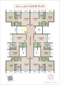 Project Image of 260.0 - 305.49 Sq.ft 1 BHK Apartment for buy in Pawan Savitri Icon