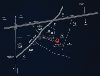 Project Image of 670.27 - 1448.18 Sq.ft 2 BHK Apartment for buy in Majestique Signature Towers