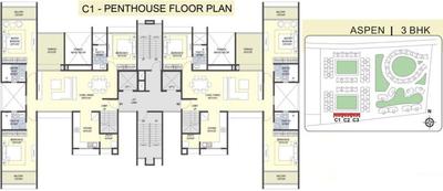 Project Image of 1273.0 - 1329.0 Sq.ft 3 BHK Apartment for buy in Sanklecha The Metrozone Aspen C1