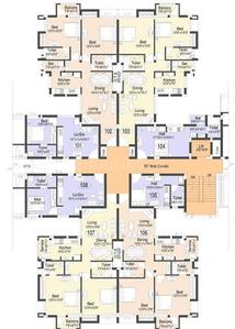 Project Image of 895.0 - 1170.0 Sq.ft 2 BHK Apartment for buy in Doshi Etopia II