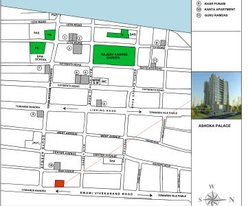 Project Image of 3000 Sq.ft 4 BHK Apartment / Flat for sale in Santacruz West for Rs. 165000000