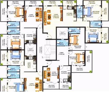 Project Image of 764.0 - 1303.0 Sq.ft 2 BHK Apartment for buy in R And A Adityas Pride