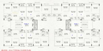 Project Image of 659.07 - 678.66 Sq.ft 2 BHK Apartment for buy in Tulsi Galaxy Phase 2