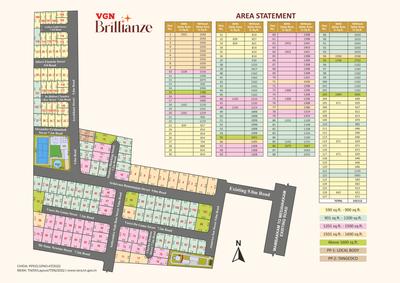 Project Image of 555.0 - 2054.0 Sq.ft Residential Plot Plot for buy in VGN Brillianze