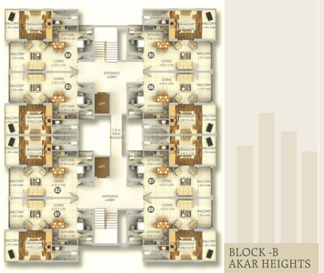 Project Image of 810.12 - 1624.76 Sq.ft 1 BHK Apartment for buy in Akar Heights