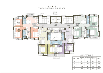 Project Image of 554.0 - 856.0 Sq.ft 2 BHK Apartment for buy in Tirath Sunshine