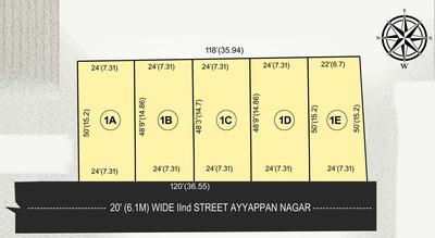MS Ayyappan Nagar Layout Plan 1