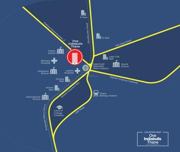 Project Image of 321.0 - 2450.0 Sq.ft 1 BHK Apartment for buy in One Indiabulls Thane 1