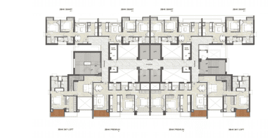 Project Image of 615.0 - 957.0 Sq.ft 2 BHK Apartment for buy in Kalpataru Sector 5 Wing C