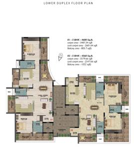 Project Image of 1405.0 - 4600.0 Sq.ft 2 BHK Apartment for buy in Arnava Avyanna