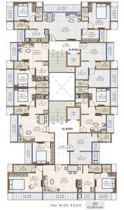 Project Image of 190.95 - 316.35 Sq.ft 1 RK Apartment for buy in JPrime Royal Residency