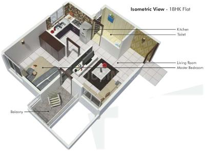 Project Image of 239.82 - 606.98 Sq.ft 1 RK Apartment for buy in Chandranchal Shanti Krupa