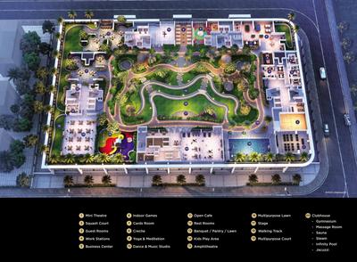 Project Image of 1168.64 - 2291.64 Sq.ft 3 BHK Apartment for buy in Goodwill Wisteria