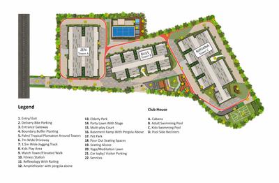 Project Image of 2023.0 - 4755.0 Sq.ft 3 BHK Apartment for buy in Reliance Elysium