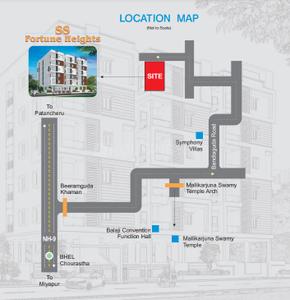 Project Image of 975.0 - 1100.0 Sq.ft 2 BHK Apartment for buy in SS Fortune Heights