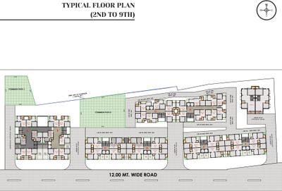 Project Image of 343.8 - 569.73 Sq.ft 1 BHK Apartment for buy in Rudra Riyal Residency
