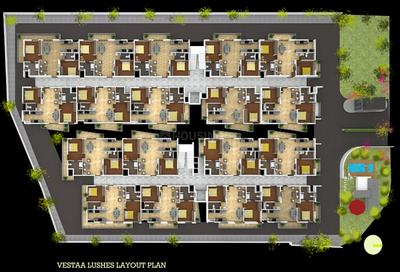 Project Image of 1105.0 - 1274.0 Sq.ft 2 BHK Apartment for buy in Vestaa Lushes