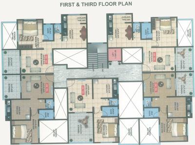 Project Image of 402.0 - 484.0 Sq.ft 1 BHK Apartment for buy in Om Krishna Kamal Serenity
