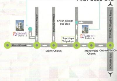 Project Image of 1174.99 - 1198.02 Sq.ft 2 BHK Apartment for buy in Pooja Reaansh Enclave 6