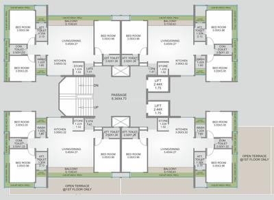 Project Image of 716.98 - 864.02 Sq.ft 2 BHK Apartment for buy in Yog Vivanta Sky Towers Phase 01