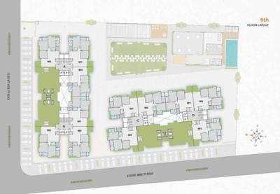 Project Image of 1144.0 - 1168.0 Sq.ft 3 BHK Apartment for buy in Shree Siddheshwar Holyland