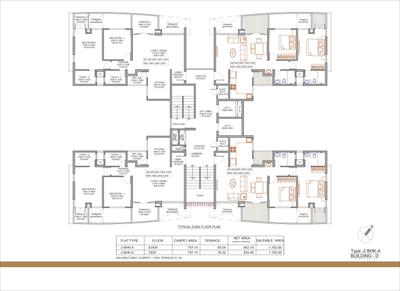 Project Image of 858.0 - 2603.0 Sq.ft 2 BHK Apartment for buy in Pharande Puneville