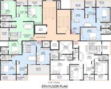Project Image of 1115 Sq.ft 2 BHK Apartment / Flat for sale in Kothrud for Rs. 13000000
