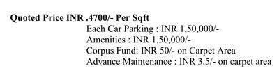 Project Image of 619.14 - 1730.0 Sq.ft 1 BHK Apartment for buy in GKRS Bliss I