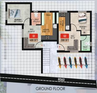 Project Image of 398.0 - 625.0 Sq.ft 1 BHK Apartment for buy in Crest Xeno