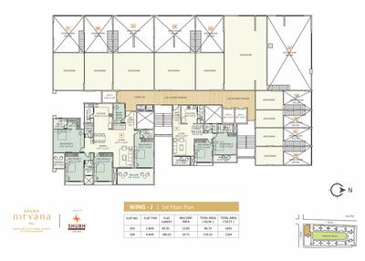 Project Image of 1332.0 - 2433.0 Sq.ft 3 BHK Apartment for buy in Shubh Nirvana
