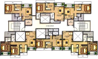 Project Image of 320.12 - 639.91 Sq.ft 1 BHK Apartment for buy in The Greens