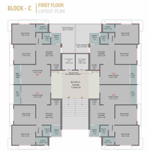 Project Image of 0.0 - 605.58 Sq.ft 2 BHK Apartment for buy in Narmada Sahitya Nest